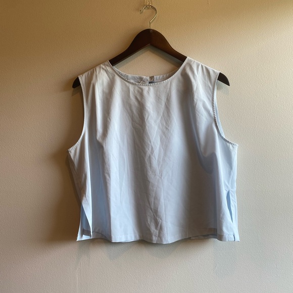 Wayre Boxy Shift & Snap Tank Mid-crop Travel Top Crew Neckline Size XL - Picture 6 of 10